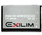 Casio NP20 batteria<br> per Exilim