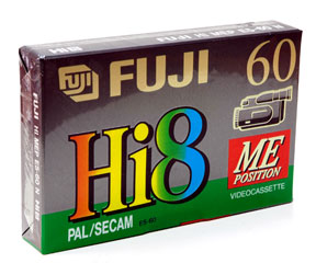 Fuji videocassetta Hi8 ME60