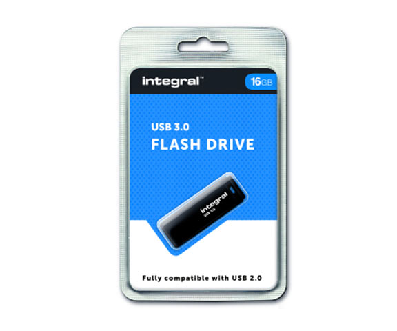 Integral USB Flash Drive 3.0 Nero 16 GB