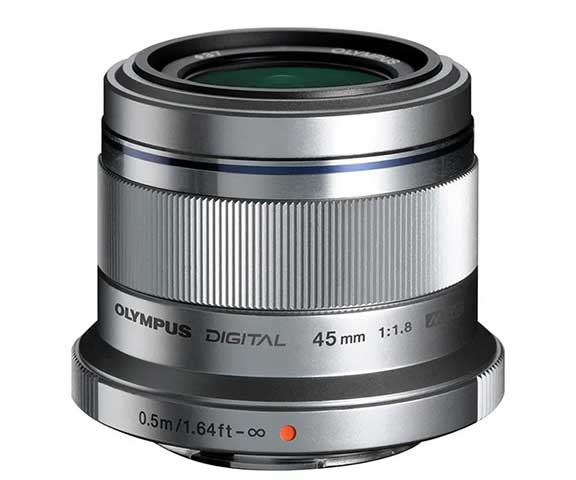 M.Zuiko Digital 45mm F1.8 (argento)