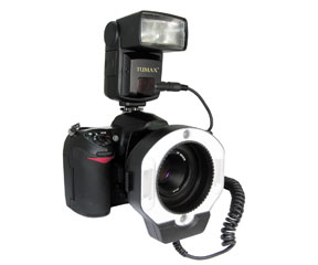 Tumax kit flash macro TTL per Canon